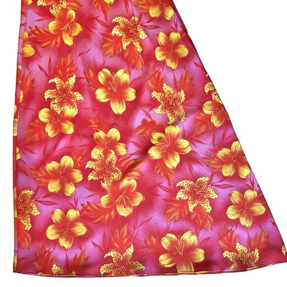 Jamie Brooke Tropical Floral Dress – Size 12 – Colorful – Made in Philippines - Picture 5 of 12